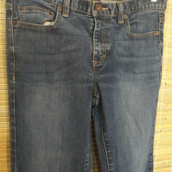 CALVIN KLEIN WOMEN'S DENIM BLUE JEANS FLARE SIZE 8 - Picture 1 of 7